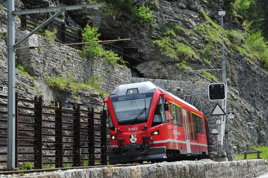 RhB Glacier Express, Allegra Triebwagen und andere (49)
